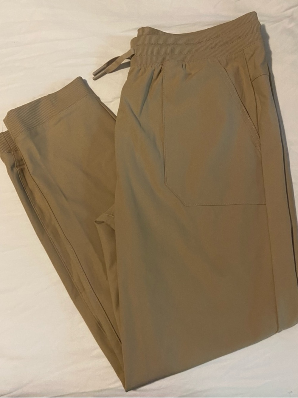NWOT Tan Drawstring Joggers